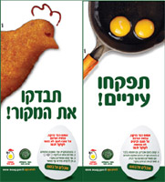 קמפיין חוצות של המועצה לענף הלול