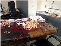 ואנדליזם במשרדו של מנכ"ל מועצת הלול