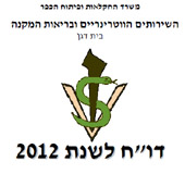 התפרסם דו"ח השירותים הווטרינרים לשנת 2012
